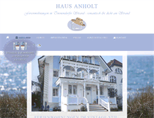 Tablet Screenshot of haus-anholt.de